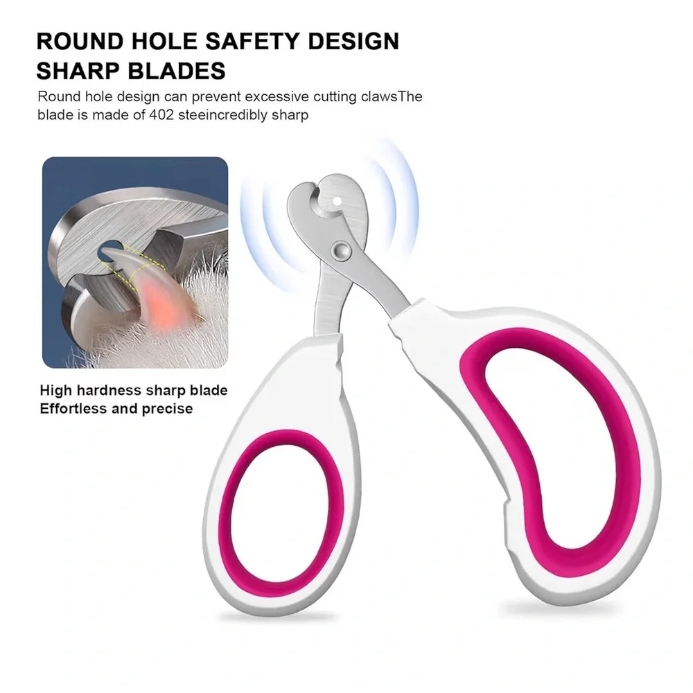 Cat Nail Clippers with Safety Guard Cat Claw Trimmer for Cats & Small Animals